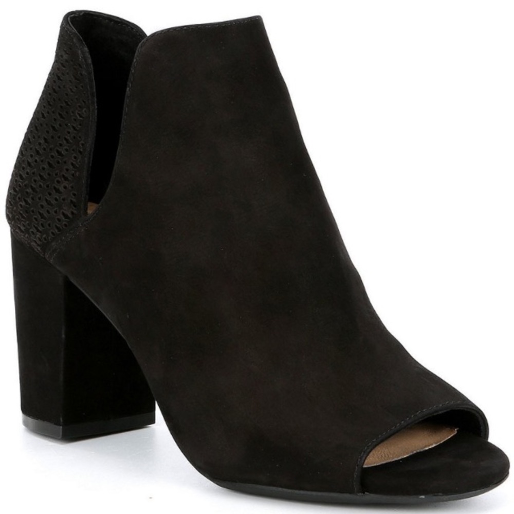 Antonio Melani Suede Block Heel Booties